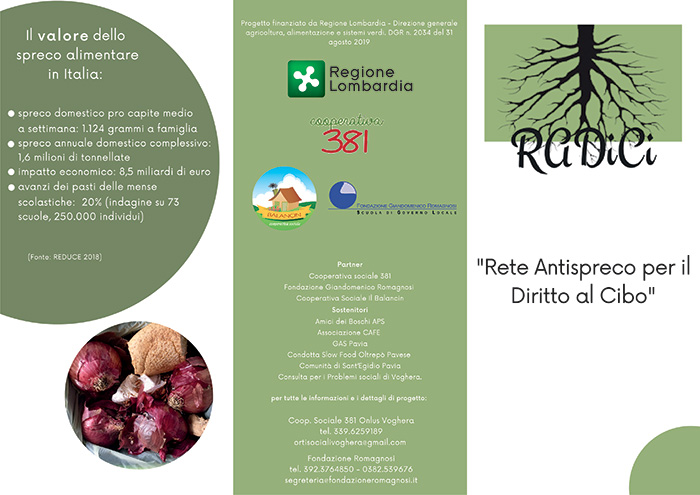 Brochure Progetto Radici Brochure Progetto Radici