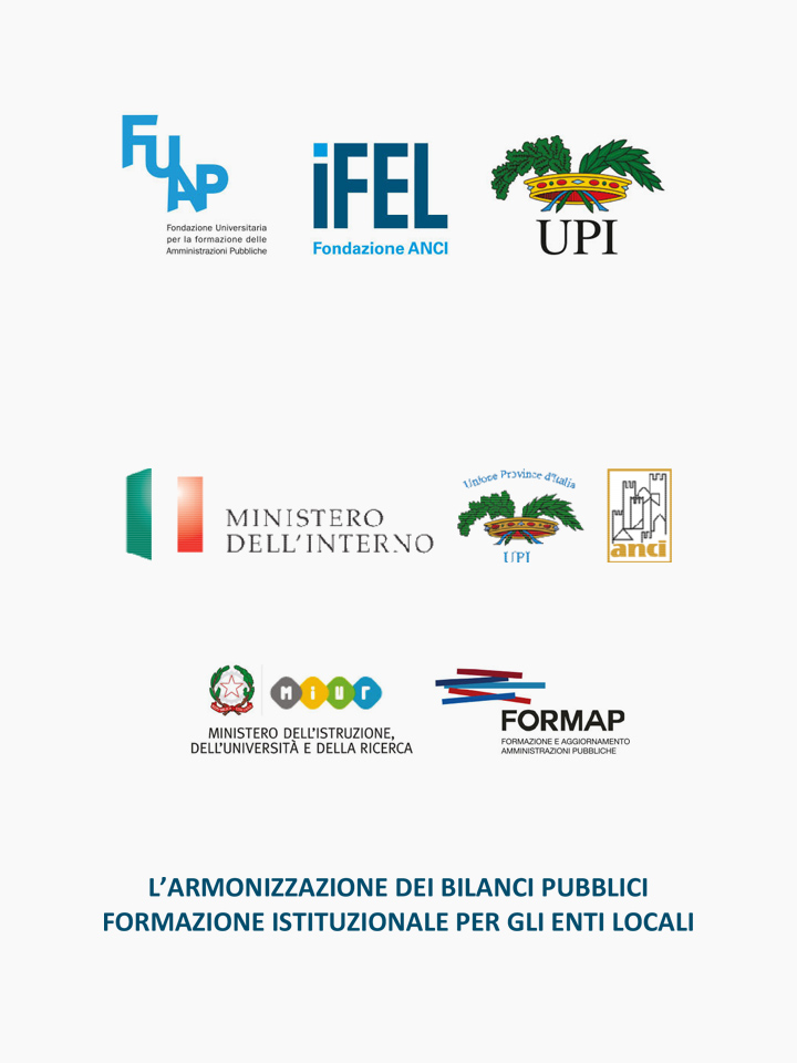 L'armonizzazione dei bilanci pubblici - Corsi di Formazione Fondazione Romagnosi
