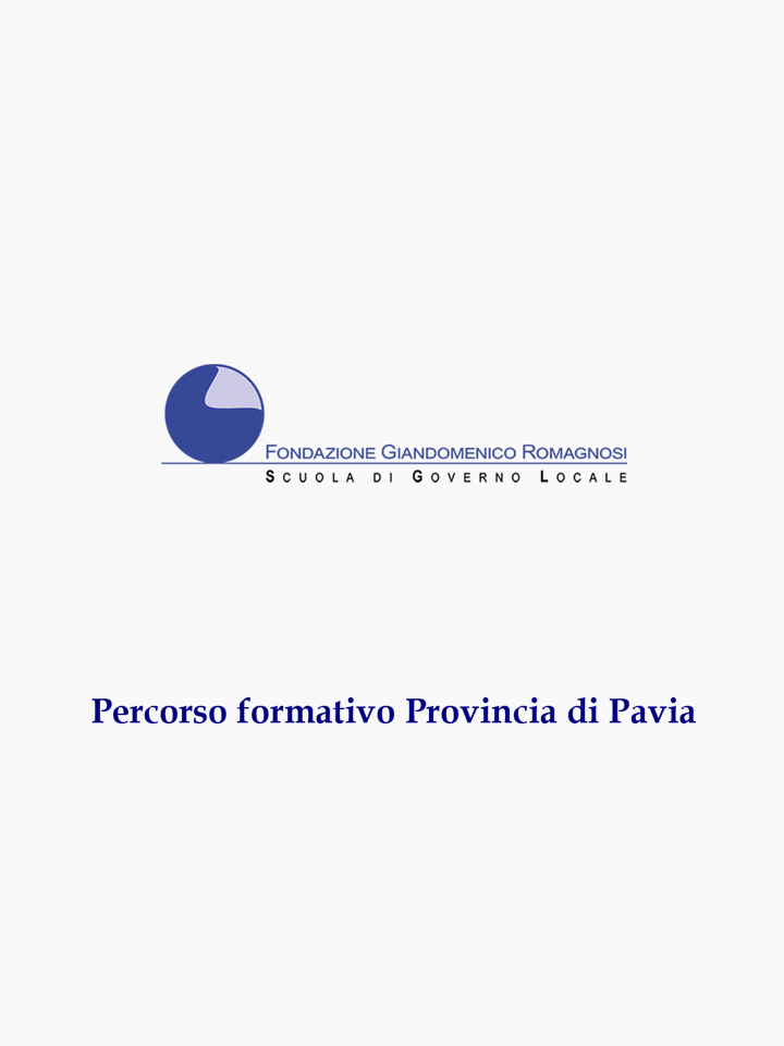 Tutela del territorio e della biodiversità in provincia di Pavia - Corsi di Formazione Fondazione Romagnosi