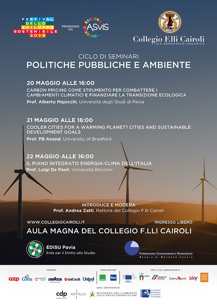 Politiche pubbliche e ambiente - Convegni e Seminari Fondazione Romagnosi