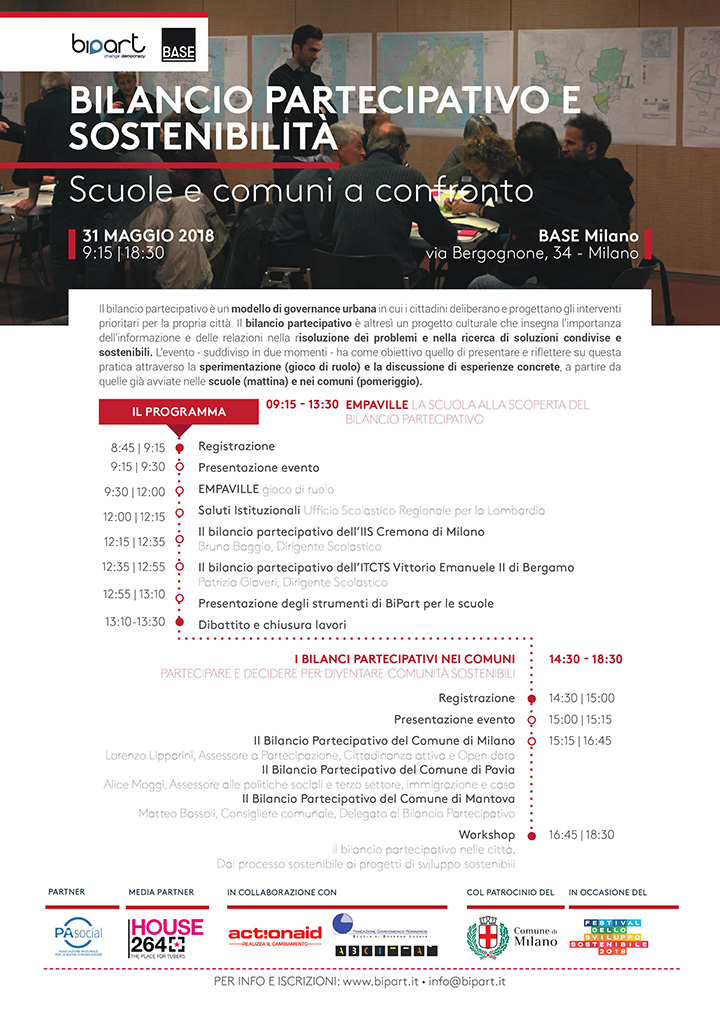 I bilanci partecipativi nei Comuni. Partecipare e decidere per diventare comunità sostenibili - Convegni e Seminari Fondazione Romagnosi, Scuola di governo locale