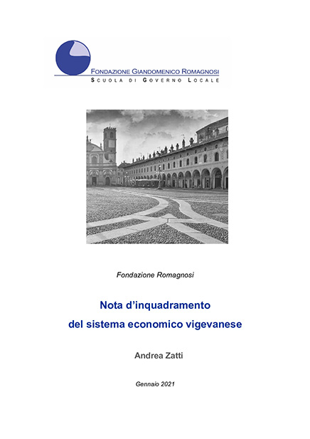 Nota d'inquadramento del sistema economico vigevanese