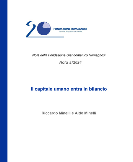 Il capitale umano entra in bilancio - Nota 5-2024, Fondazione Romagnosi