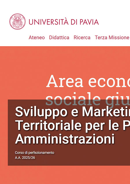 Corso di Perfezionamento in Sviluppo e Marketing Territoriale per le Pubbliche Amministrazioni - Fondazione Romagnosi